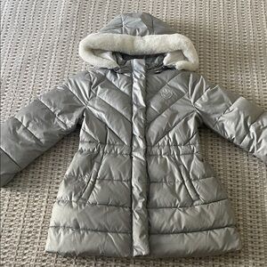 My Chicco Girl’s Silver Puffer Jacket